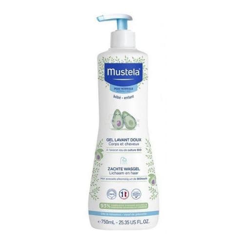 Mustela Gel Lavant Doux Corps et Cheveux, 750ml