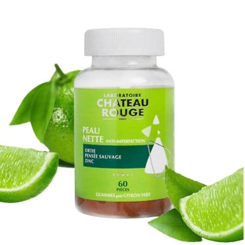 Complement alimentaire pour peau nette Anti-imperfections CHATEAU ROUGE 60 gummies