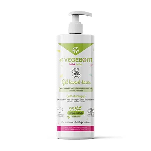 Gel lavant doux VEGEBOM pour bébé, 400ml